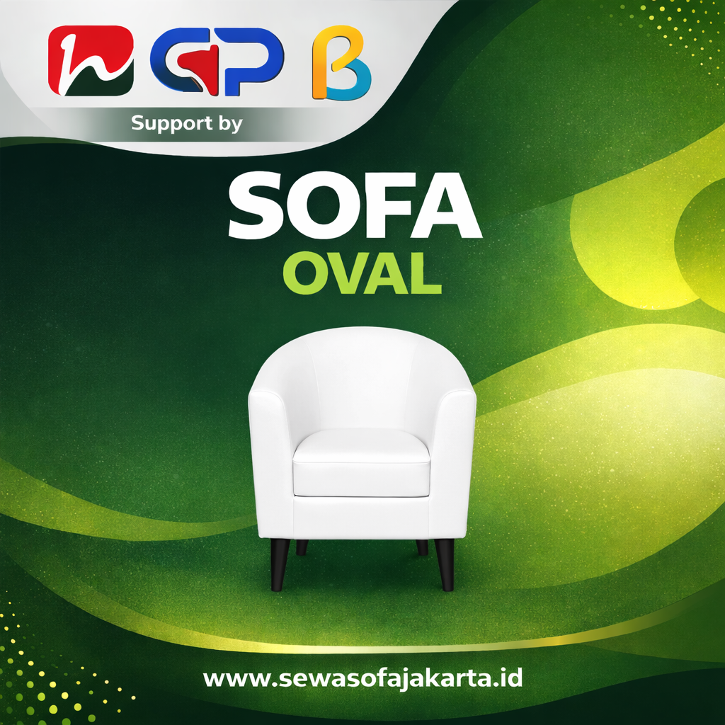 Sewa Sofa Single Oval