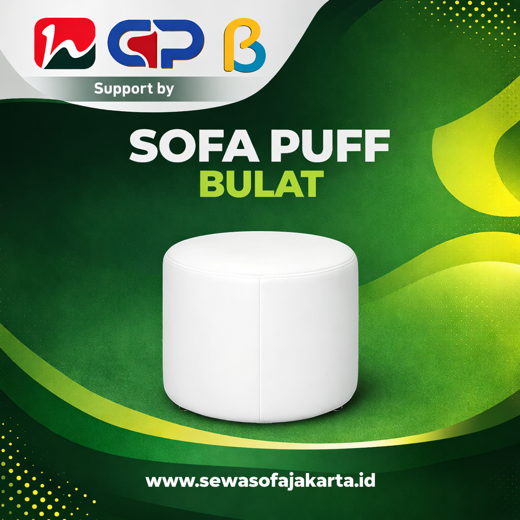 Sewa Sofa Puff Bulat